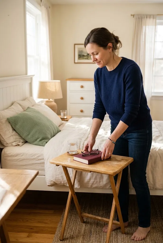 Create a Bedside Table for a Small Bedroom