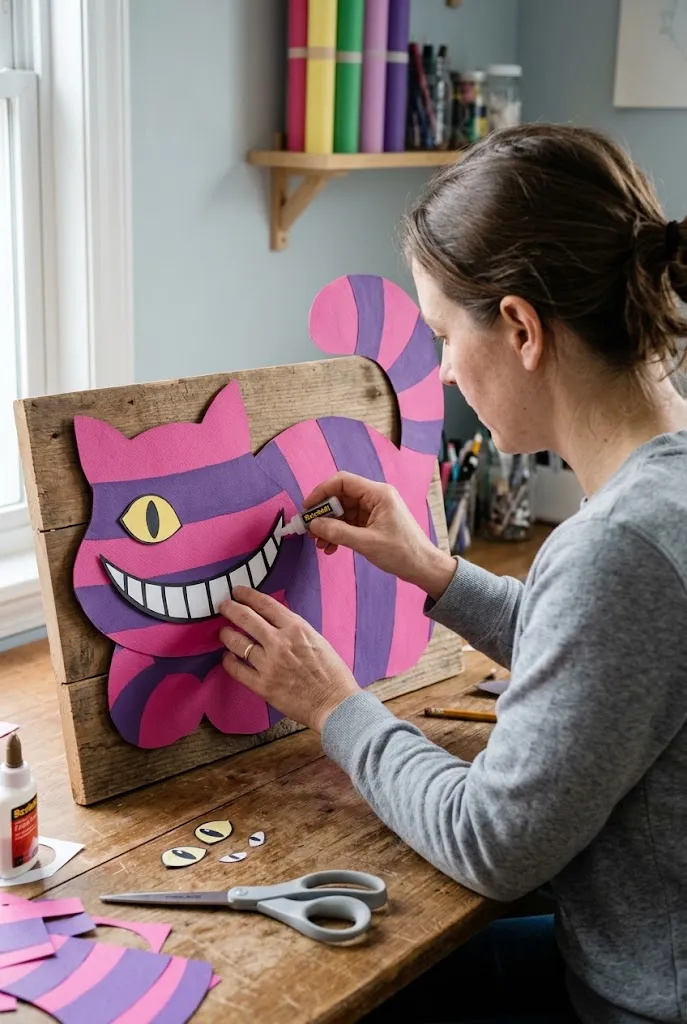 Make a Whimsical Cheshire Cat Decoration