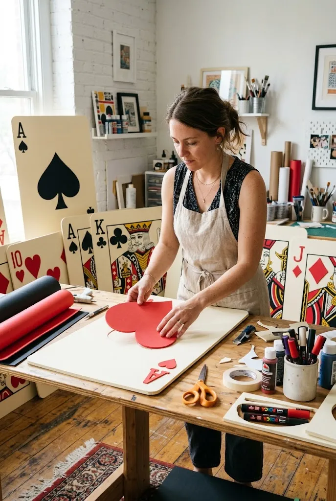 Decorate With Oversized Playing Cards