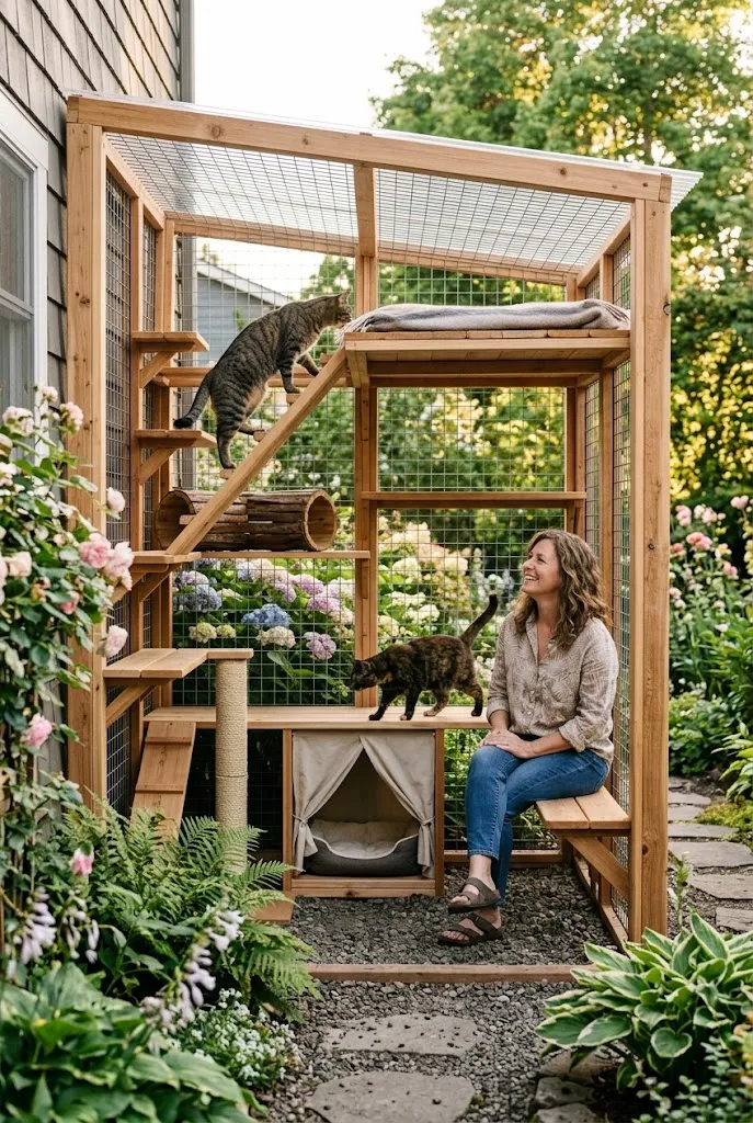 Design a Custom Catio Retreat With Multiple Zones