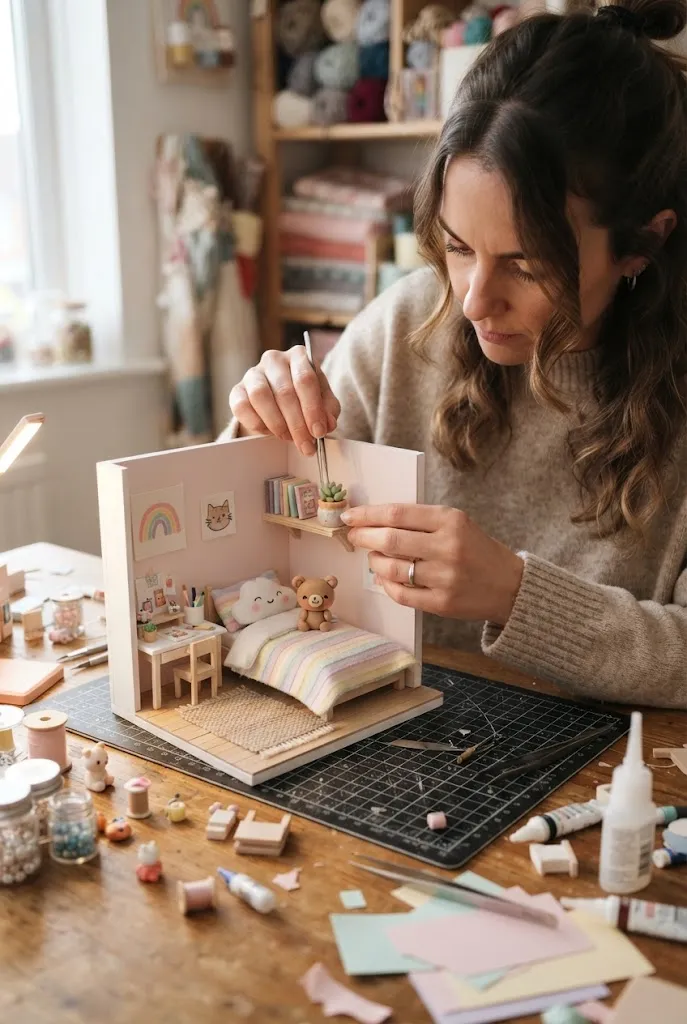 Kawaii Miniature Room Diorama