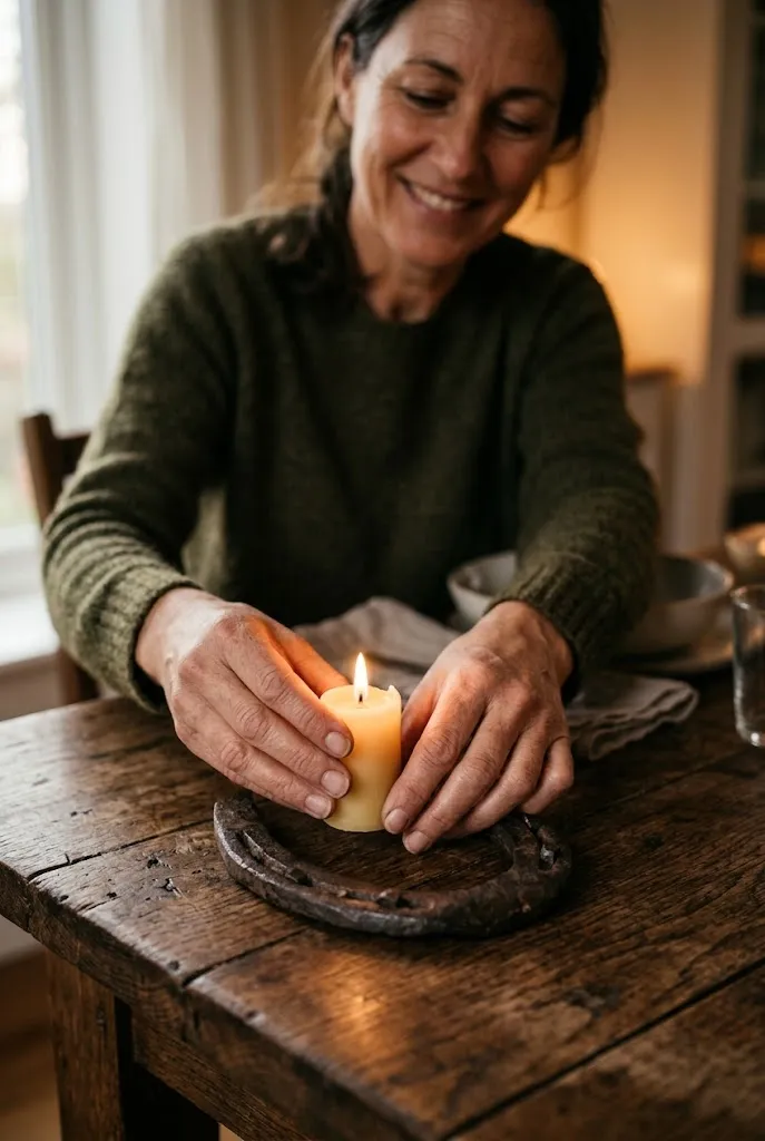 Horseshoe Candle Holders