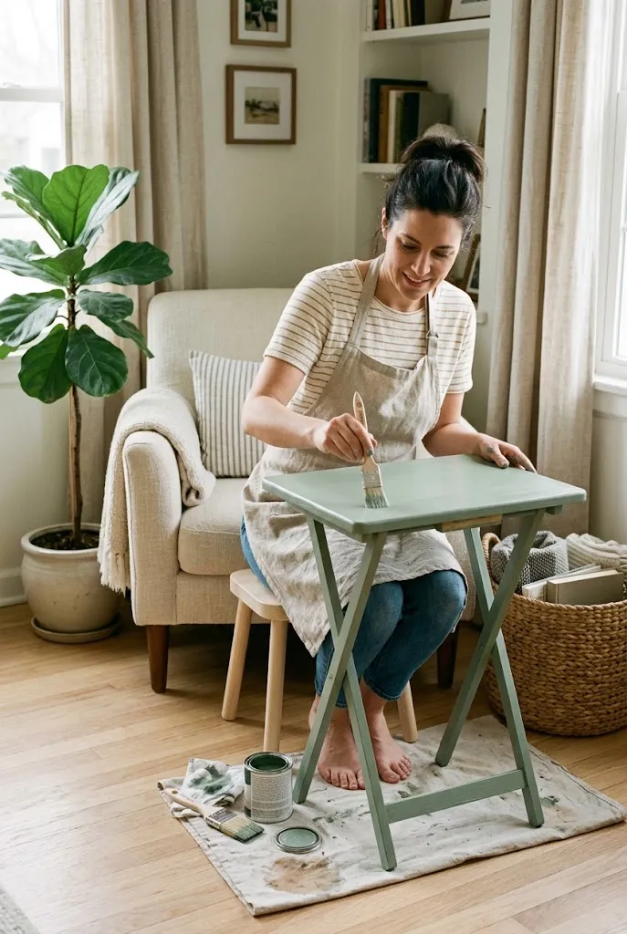 Try a Sage Green Finish for a Calm, Natural Look