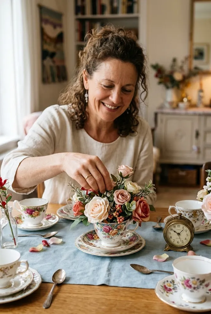 Build a Whimsical Teacup Centerpiece