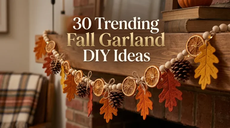 30 Trending Fall Garland DIY Ideas Taking Over Pinterest