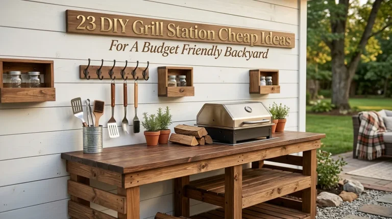 23 DIY Grill Station Cheap Ideas for a Budget Friendly Backyard