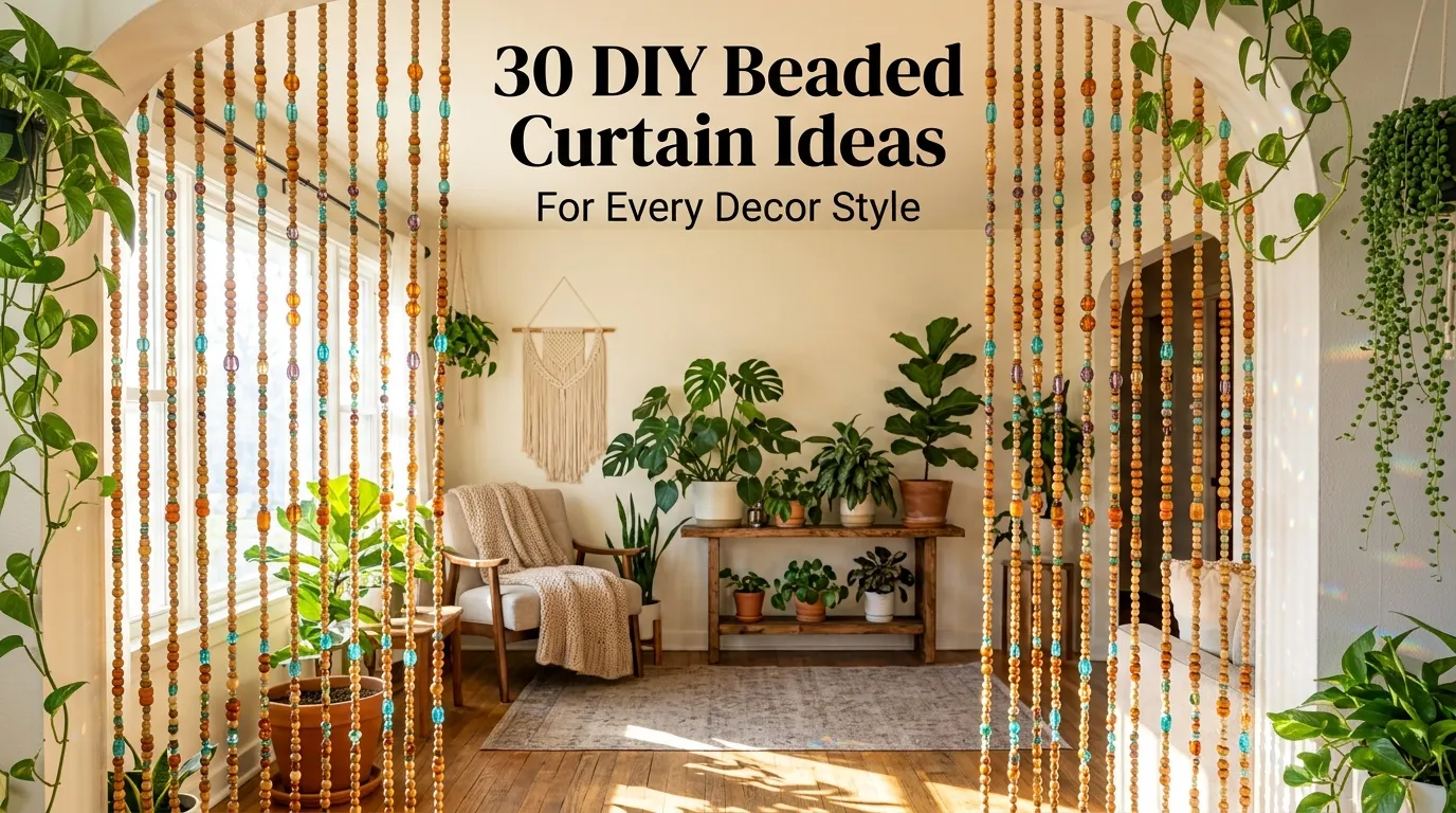 30 DIY Beaded Curtain Ideas for Every Decor Style