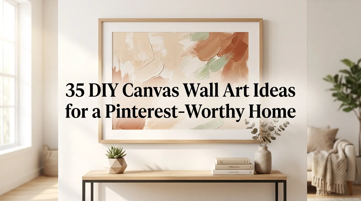 35 DIY Canvas Wall Art Ideas for a Pinterest-Worthy Home