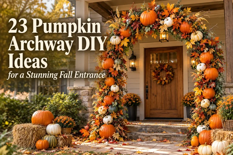 23 Pumpkin Archway DIY Ideas for a Stunning Fall Entrance