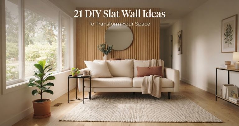 21 DIY Slat Wall Ideas to Transform Your Space